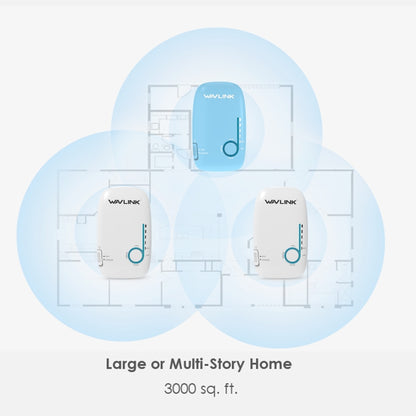 WAVLINK WS-WN576A2 AC750 Household WiFi Router Network Extender Dual Band Wireless Repeater, Plug:AU Plug - Wireless Routers by WAVLINK | Online Shopping UK | buy2fix