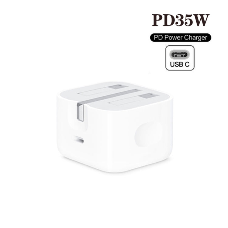 PD35W USB-C / Type-C Port Charger for iPhone / iPad Series, UK Plug - USB Charger by buy2fix | Online Shopping UK | buy2fix