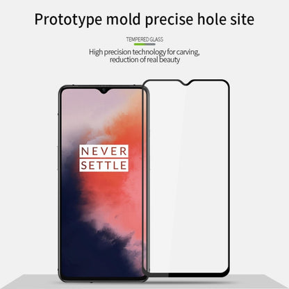 For Oneplus 7T PINWUYO 9H 2.5D Full Screen Tempered Glass Film(Black) - OnePlus Tempered Glass by PINWUYO | Online Shopping UK | buy2fix