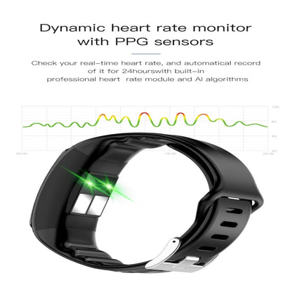 P12 0.96inch TFT Color Screen Smart Watch IP67 Waterproof,Support Call Reminder /Heart Rate Monitoring/Blood Pressure Monitoring/ECG Monitoring(Green) - Smart Wear by buy2fix | Online Shopping UK | buy2fix