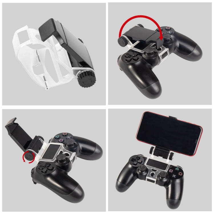 DOBE Adjustable Smart Mobile Phone Clamp Holder For PS4/Slim/Pro Controller - Holder by DOBE | Online Shopping UK | buy2fix