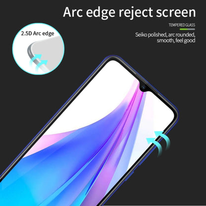 For Xiaomi RedMi Note 8T PINWUYO 9H 2.5D Full Screen Tempered Glass Film(Black) -  by PINWUYO | Online Shopping UK | buy2fix