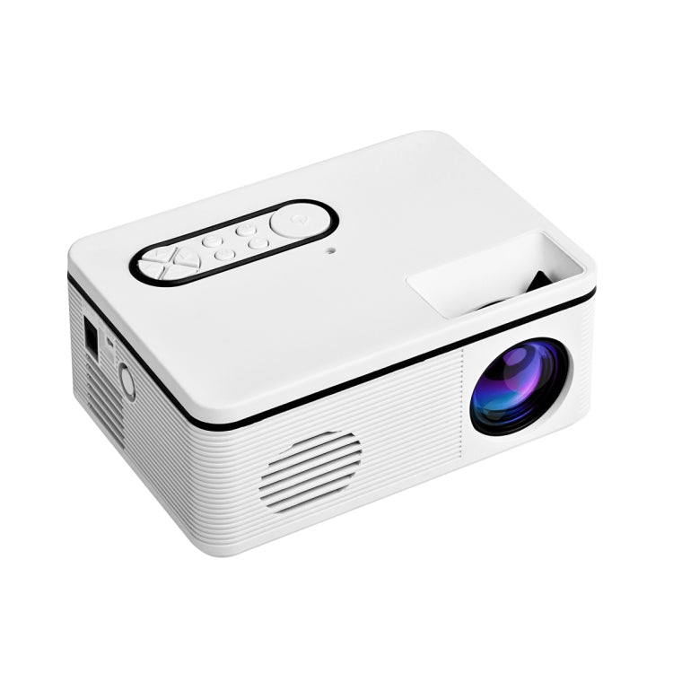 S361 80 lumens 320 x 240 Pixel Portable Mini Projector, Support 1080P, US Plug(White) - Consumer Electronics by buy2fix | Online Shopping UK | buy2fix