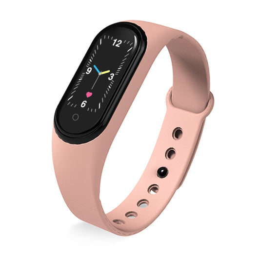 KM5 0.96inch Color Screen Phone Smart Watch IP68 Waterproof,Support Bluetooth Call/Bluetooth Music/Heart Rate Monitoring/Blood Pressure Monitoring(Pink) - Smart Wear by buy2fix | Online Shopping UK | buy2fix