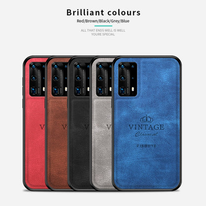 For Huawei P40 pro / P40pro+ PINWUYO Zun Series PC + TPU + Skin Waterproof And Anti-fall All-inclusive Protective Shell(Red) - Huawei Cases by PINWUYO | Online Shopping UK | buy2fix