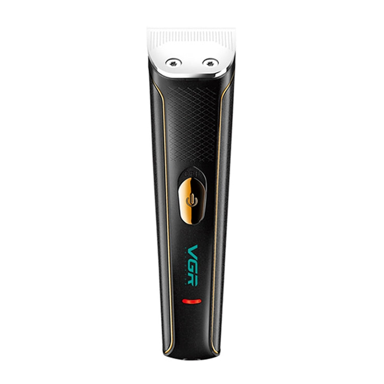 VGR V-021 5W USB Cutter Head Engraving Electric Hair Clipper (Gold) - Hair Trimmer by VGR | Online Shopping UK | buy2fix