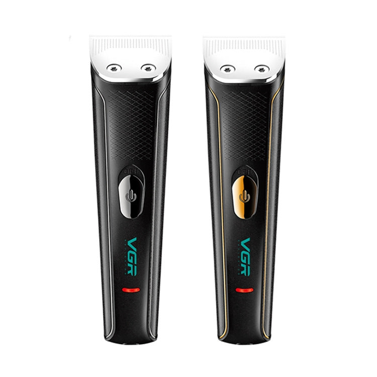 VGR V-021 5W USB Cutter Head Engraving Electric Hair Clipper (Gold) - Hair Trimmer by VGR | Online Shopping UK | buy2fix