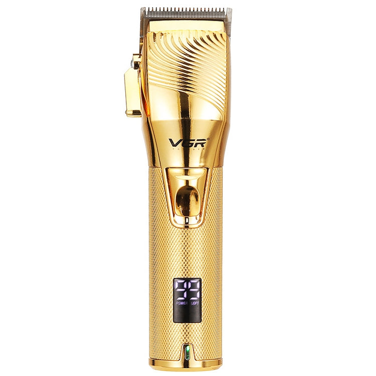 VGR V-280  10W USB Metal Electric Hair Clipper with LED Digital Display (Gold) - Hair Trimmer by VGR | Online Shopping UK | buy2fix