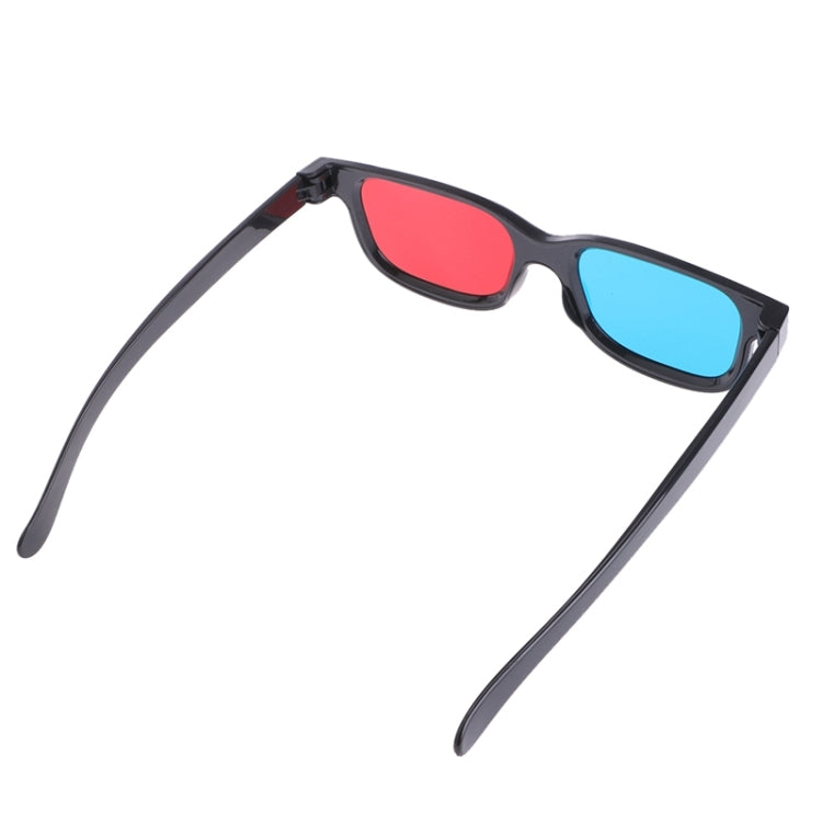 10pcs 3D Glasses Universal Black Frame Red Blue Cyan Anaglyph 3D Glasses 0.2mm For Movie Game DVD - Consumer Electronics by buy2fix | Online Shopping UK | buy2fix