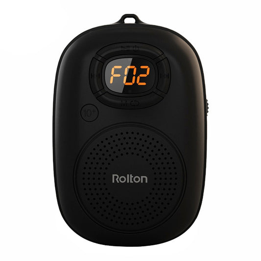 Rolton E200 Mobile Phone Wireless Bluetooth Speaker Mini Portable Outdoor Small Audio Subwoofer Speaker(Black) - Mini Speaker by buy2fix | Online Shopping UK | buy2fix