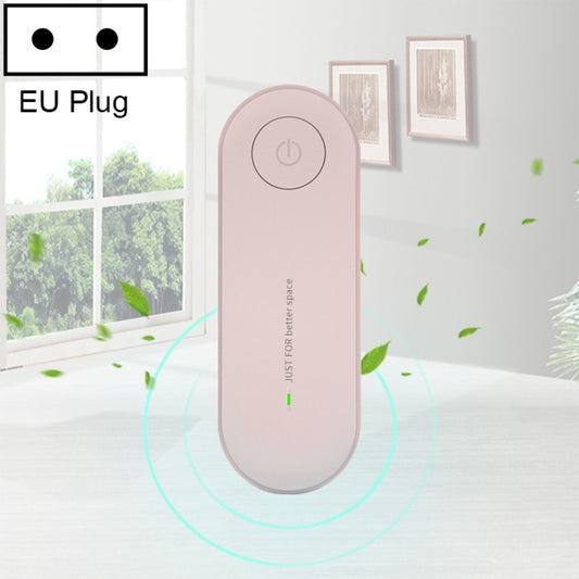 Mini Anion Air Purifier Smoke PM2.5 Remove Toilet Kitchen Air Purifier, Plug Type:EU Plug(Pink) - Home & Garden by buy2fix | Online Shopping UK | buy2fix
