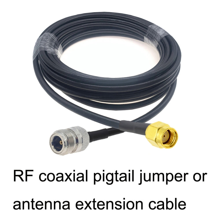 RP-SMA Male to N Female RG58 Coaxial Adapter Cable, Cable Length:1.5m - Connectors by buy2fix | Online Shopping UK | buy2fix