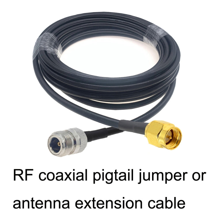 SMA Male to N Female RG58 Coaxial Adapter Cable, Cable Length:10m - Connectors by buy2fix | Online Shopping UK | buy2fix