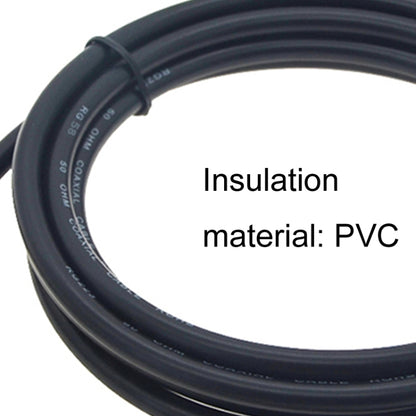 BNC Female To BNC Female RG58 Coaxial Adapter Cable, Cable Length:1.5m - Connectors by buy2fix | Online Shopping UK | buy2fix