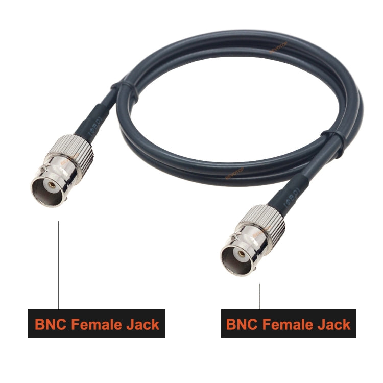 BNC Female To BNC Female RG58 Coaxial Adapter Cable, Cable Length:5m - Connectors by buy2fix | Online Shopping UK | buy2fix