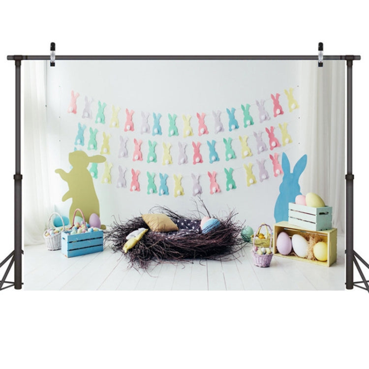 2.1m x 1.5m Easter Bunny Children Birthday Party Cartoon Photography Background Cloth(W-117) - Camera Accessories by buy2fix | Online Shopping UK | buy2fix