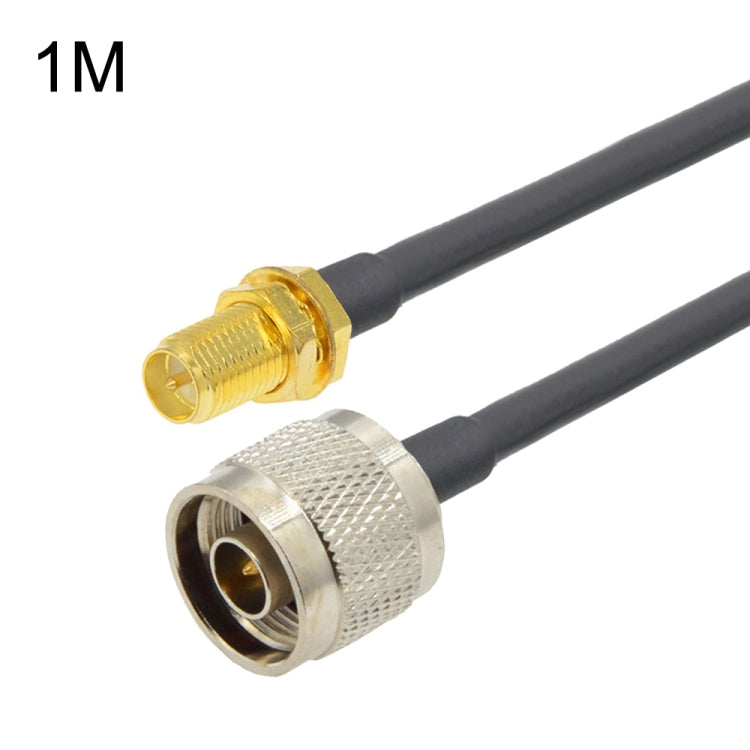 RP-SMA Female To N Male RG58 Coaxial Adapter Cable, Cable Length:1m - Connectors by buy2fix | Online Shopping UK | buy2fix