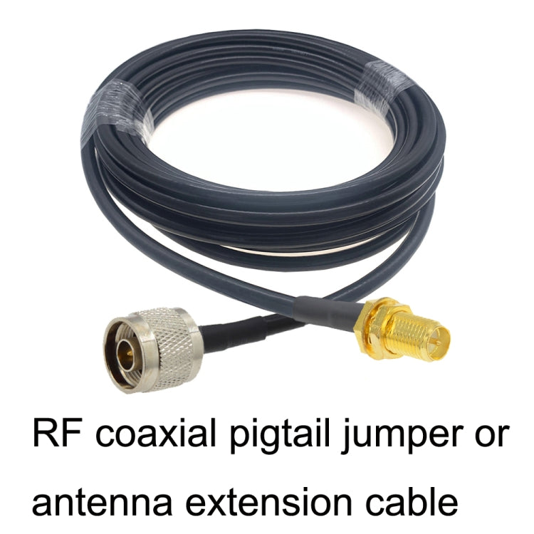 RP-SMA Female To N Male RG58 Coaxial Adapter Cable, Cable Length:3m - Connectors by buy2fix | Online Shopping UK | buy2fix