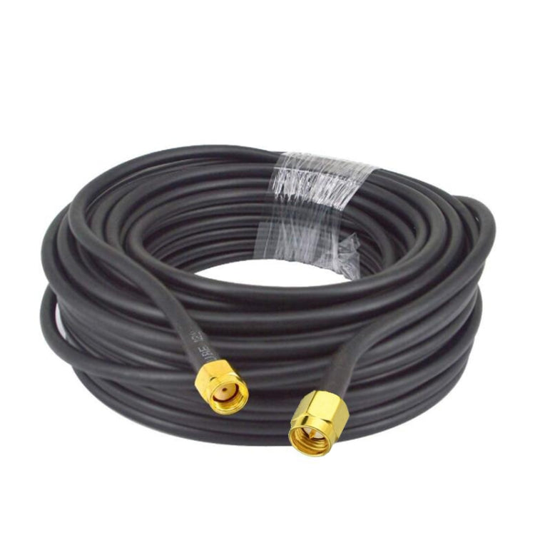 SMA Male To RP-SMA Male RG58 Coaxial Adapter Cable, Cable Length:10m - Connectors by buy2fix | Online Shopping UK | buy2fix