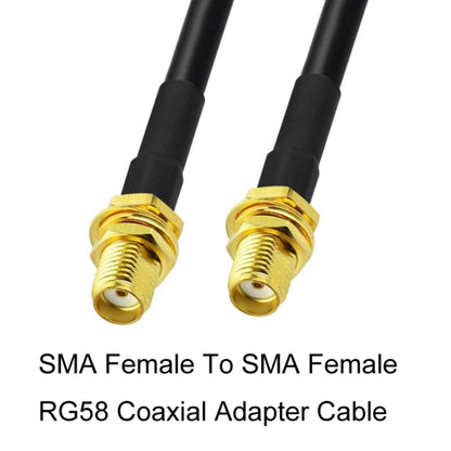 SMA Female To SMA Female RG58 Coaxial Adapter Cable, Cable Length:10m - Connectors by buy2fix | Online Shopping UK | buy2fix