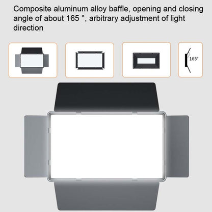 E900  55W  3000K-6500K Flat Panel Lights Live Broadcast Fill Light Knob Battery Model -  by buy2fix | Online Shopping UK | buy2fix