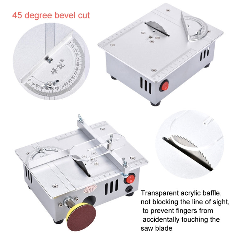 S6  96W Multifunctional Model Desktop Mini Table Saw Cutter,Spec: Standard Version(EU Plug) - Electric Saws & Accessories by buy2fix | Online Shopping UK | buy2fix