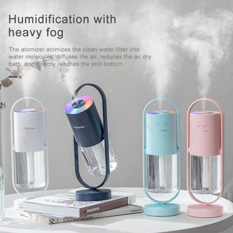 200ML Magic Projection Anion Air Humidifier Essential Oil Diffuser Cool Mist Air Purifier with 7 Color Lights(Pink) - Home & Garden by buy2fix | Online Shopping UK | buy2fix