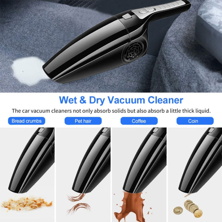 Car Vacuum Cleaner High Power 120W Home Car Dual-use Vacuum Cleaner Powerful Dry and Wet Wired Models Seventh Generation(White) - Vacuum Cleaner by buy2fix | Online Shopping UK | buy2fix