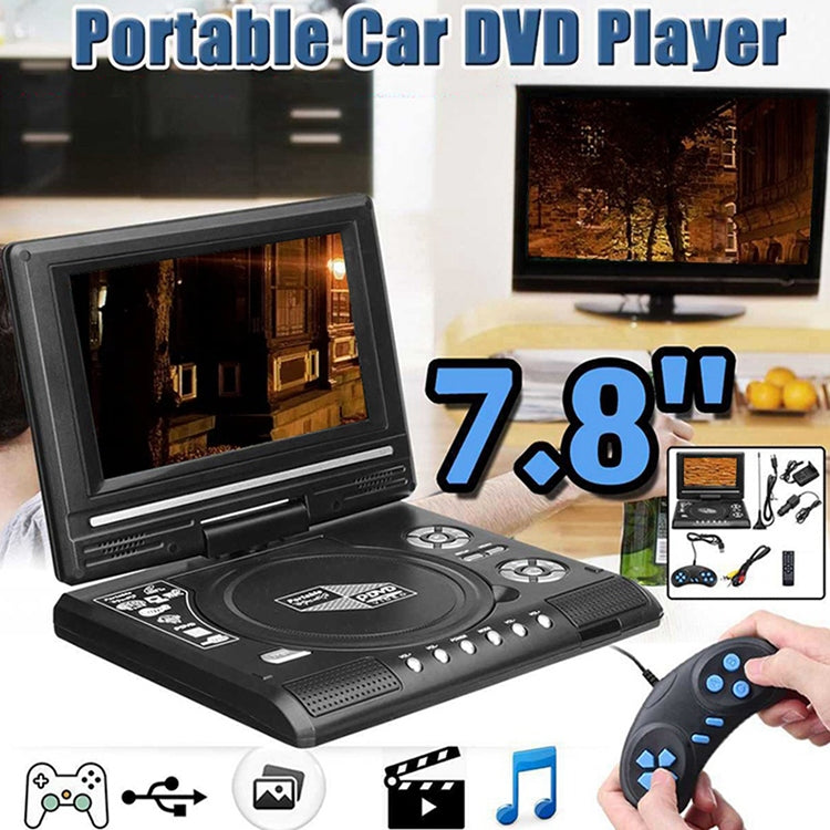 7.8 inch Portable DVD with TV Player, Support SD / MMC Card / Game Function / USB Port(US Plug) - Consumer Electronics by buy2fix | Online Shopping UK | buy2fix