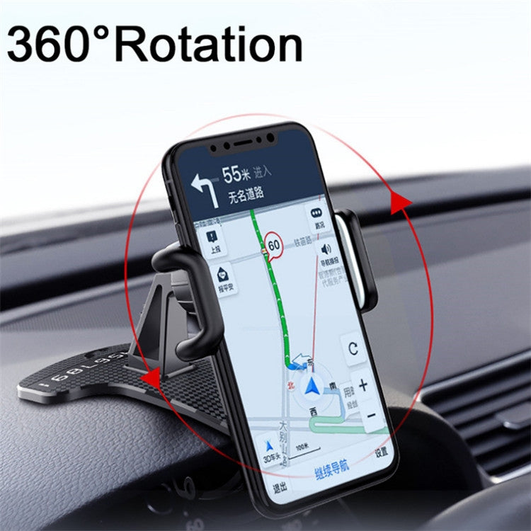 Car Mobile Phone Holder Buckle Instrument Trolley Inner Clip Mobile Phone Navigation Bracket With Number Plate - Car Holders by buy2fix | Online Shopping UK | buy2fix