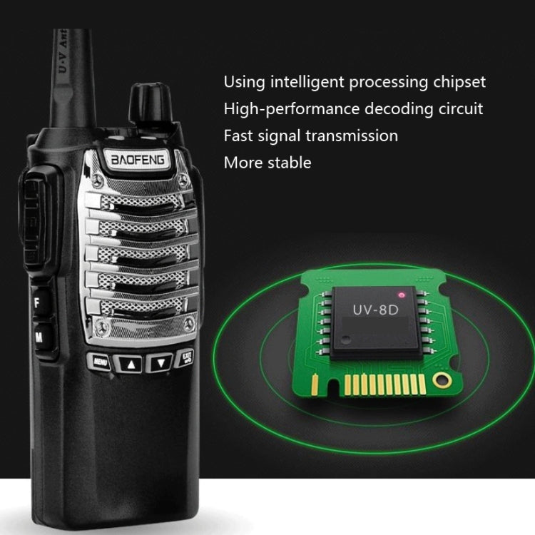 Baofeng UV-8D 8W High-power Dual-transmit Button Multifunctional Walkie-talkie, Plug Specifications:US Plug - Consumer Electronics by Baofeng | Online Shopping UK | buy2fix