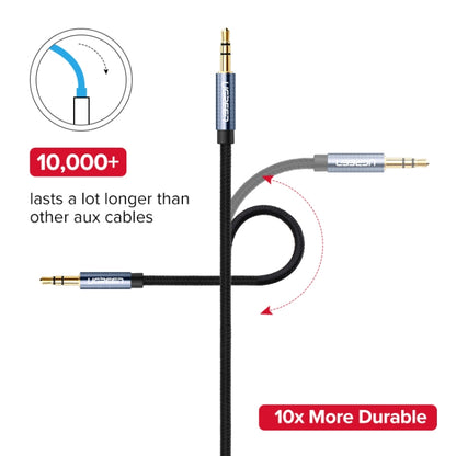 Ugreen AV112 Audio Cable 3.5mm Speaker Line Aux Cable, Length:3m(Blue) - Computer & Networking by Ugreen | Online Shopping UK | buy2fix