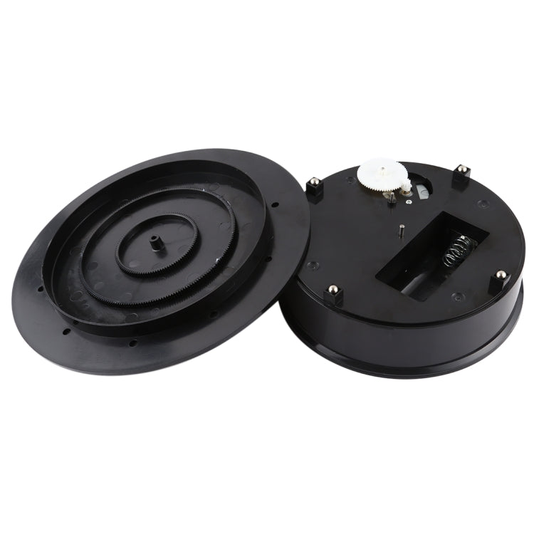 20cm 360 Degree Electric Rotating Turntable Display Stand Photography Video Shooting Props Turntable, Max Load 1.5kg, Powered by Battery(Black) - Camera Accessories by buy2fix | Online Shopping UK | buy2fix