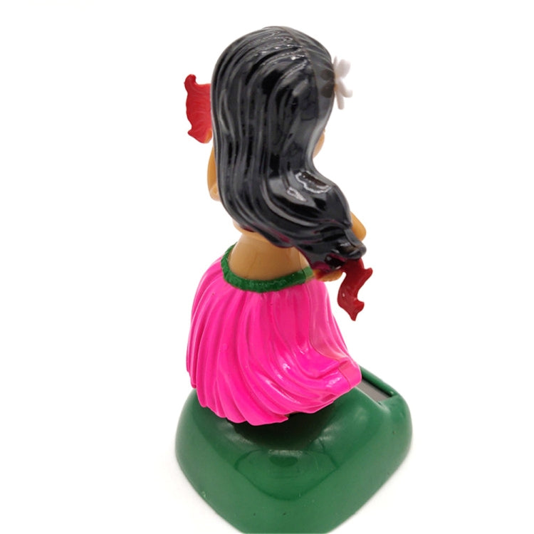 Solar Powered Dancing Hula Girl Swinging Bobble Toy Gift for Car Decoration - Ornaments by buy2fix | Online Shopping UK | buy2fix