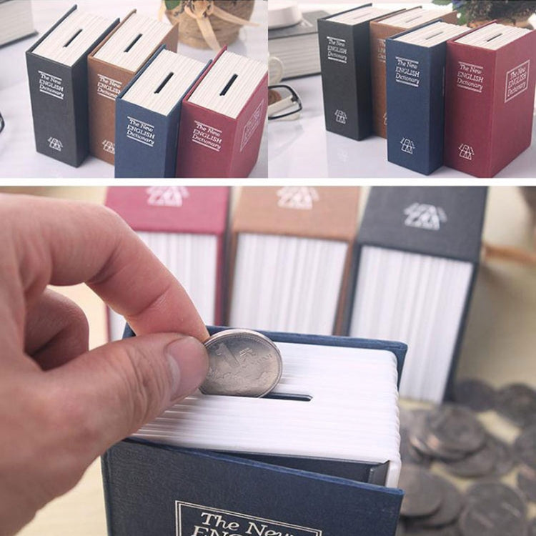 Mini Dictionary Safe Box Book Secret Security Lock Cash Money Coin Storage Jewellery key Locker(Yellow) - Security by buy2fix | Online Shopping UK | buy2fix