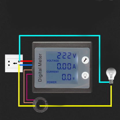 peacefair PZEM-011 AC Digital Display Multi-function Voltage and Current Meter Electrician Instrument, Specification:Host + Opening CT - Consumer Electronics by peacefair | Online Shopping UK | buy2fix