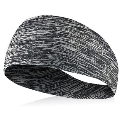 Absorbent Cycling Yoga Sport Sweat Headband Men Sweatband For Men and Women Yoga Hair Bands Head Sweat Bands Sports Safety(Light Grey) - Outdoor & Sports by buy2fix | Online Shopping UK | buy2fix