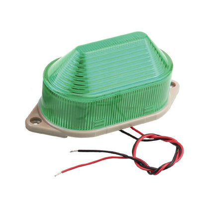 AC220V Led Mini Strobe Signal Warning Light Silent Warning Light(Green) - Warning Lights by buy2fix | Online Shopping UK | buy2fix
