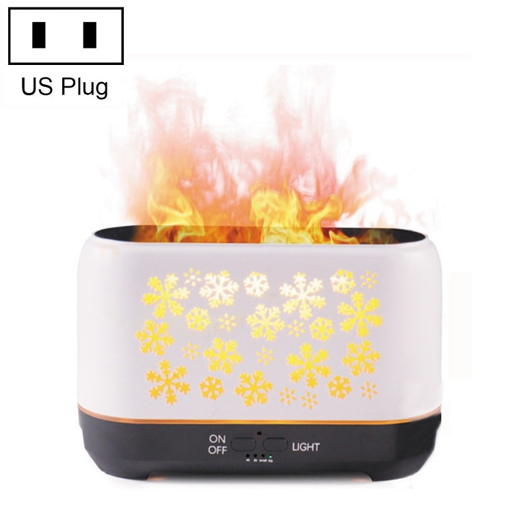 Desktop 3D Simulation Flame Incense Smoked Machine Humidifier, Colour:White(US Plug) - Home & Garden by buy2fix | Online Shopping UK | buy2fix