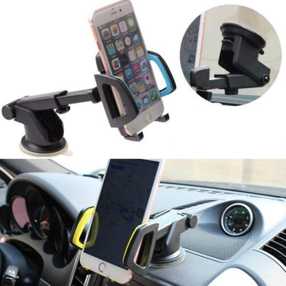 Car Phone Holder Car Air Outlet Mobile Phone Holder Suction Cup Navigation Instrument Panel General, Style:2 in 1(Gray) - Car Holders by buy2fix | Online Shopping UK | buy2fix