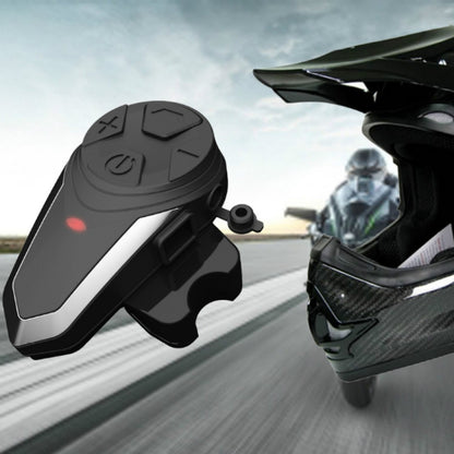 BT-S3 Motorcycle Helmet Bluetooth Headset Motorcycle Intercom Bluetooth Headset, Specification:With EU Plug Charger(Black) - Consumer Electronics by buy2fix | Online Shopping UK | buy2fix