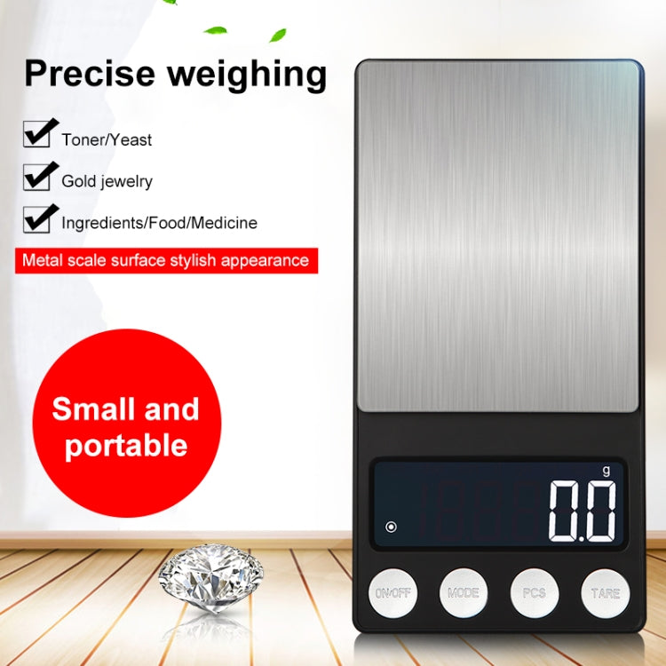 High-Precision Electronic Scale Mini Portable Jewellery Medicine Scale, Style:200g/0.01g - Jewelry Scales by buy2fix | Online Shopping UK | buy2fix