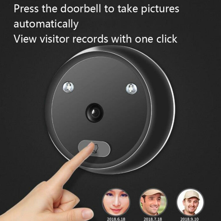 ASY-99 2.4 inch High Definition Smart Cat Eye Home Electronic Video Doorbell - Security by buy2fix | Online Shopping UK | buy2fix