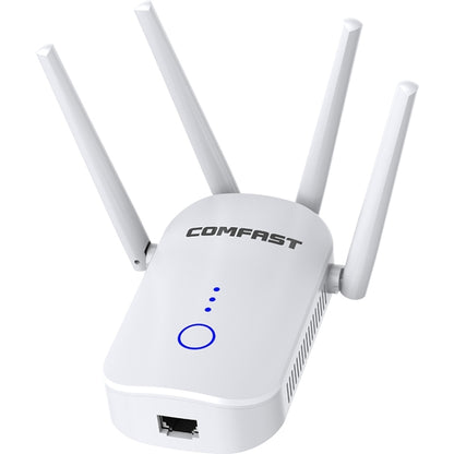 COMFAST CF-WR758AC Dual Frequency 1200Mbps Wireless Repeater 5.8G WIFI Signal Amplifier, EU Plug - Broadband Amplifiers by COMFAST | Online Shopping UK | buy2fix