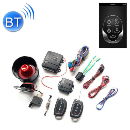 2 Set Car Alarm One-Way Alarm Mobile Phone APP Bluetooth Control Vehicle - Security Alarm System by buy2fix | Online Shopping UK | buy2fix