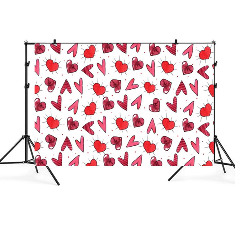 2.1m x 1.5m Valentines Day Photo Party Layout Props Photography Background Cloth(013) - Camera Accessories by buy2fix | Online Shopping UK | buy2fix