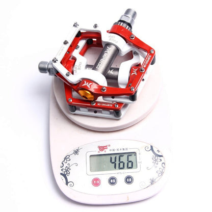 MPEDA Mountain Bike Bearing Pedal Ultra-Light Aluminum Alloy Non-Slip Bearing Pedal, Size: 930(White Red) - Outdoor & Sports by MPEDA | Online Shopping UK | buy2fix