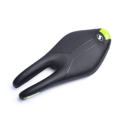 STARBK Mountain Bike Saddle Seat Cushion Road Bike Bicycle Seat(Black Green) - Outdoor & Sports by STARBK | Online Shopping UK | buy2fix