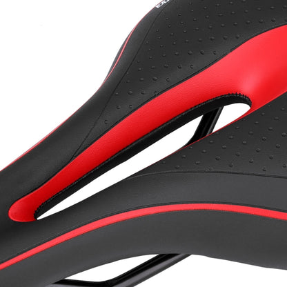 YAFEE YF-1018 Mountain Bike Saddle Bicycle Riding Saddle Bicycle Saddle(Black Red) - Bicycle Saddle by YAFEE | Online Shopping UK | buy2fix