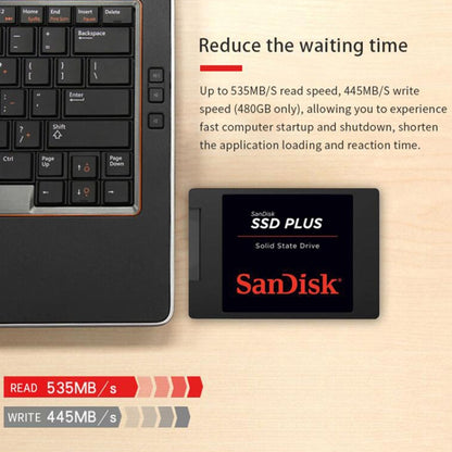 SanDisk SDSSDA 2.5 inch Notebook SATA3 Desktop Computer Solid State Drive, Capacity: 240GB - Computer & Networking by SanDisk | Online Shopping UK | buy2fix